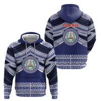 Personalised Tonga Sia'atoutai Theological College Hoodie Polynesian Ngatu Tribal