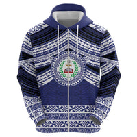 Personalised Tonga Sia'atoutai Theological College Hoodie Polynesian Ngatu Tribal