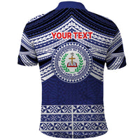 Personalised Tonga Sia'atoutai Theological College Polo Shirt Polynesian Ngatu Tribal LT9 - Polynesian Pride