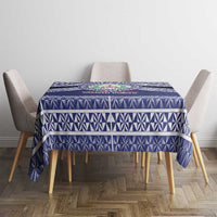 Personalised Tonga Sia'atoutai Theological College Tablecloth Polynesian Ngatu Tribal