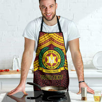 Personalised Tonga Vava'u High School Apron Polynesian Ngatu Tribal - Polynesian Pride