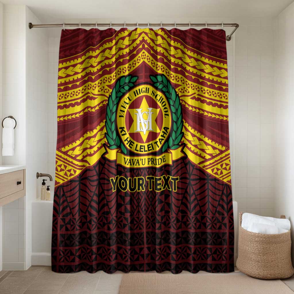 Personalised Tonga Vava'u High School Bathroom Set Polynesian Ngatu Tribal - Polynesian Pride