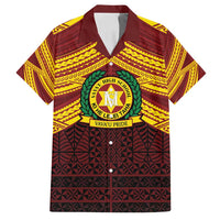 Personalised Tonga Vava'u High School Family Matching Puletasi and Hawaiian Shirt Polynesian Ngatu Tribal