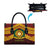 Personalised Tonga Vava'u High School Leather Bag Polynesian Ngatu Tribal - Polynesian Pride