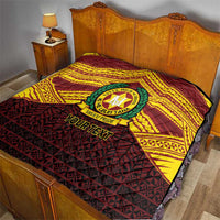 Personalised Tonga Vava'u High School Quilt Polynesian Ngatu Tribal