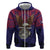 American Samoa Brave Eagle Personalized Hoodie National Flag Color