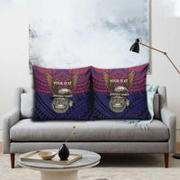 American Samoa Brave Eagle Personalized Pillow Cover National Flag Color LT9 - Polynesian Pride