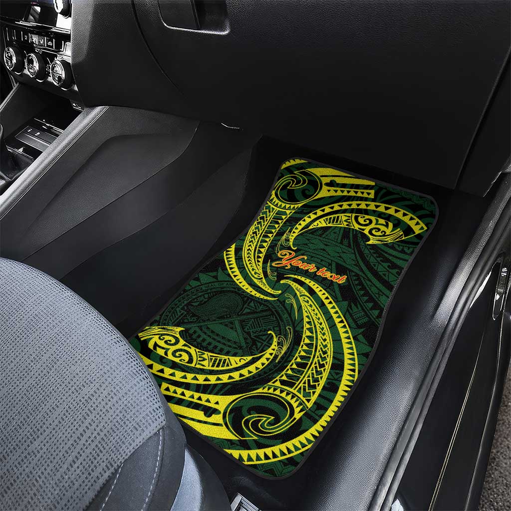 American Samoa Manua Cession Day Personalized Car Mats Polynesian Wave Style LT9 - Polynesian Pride