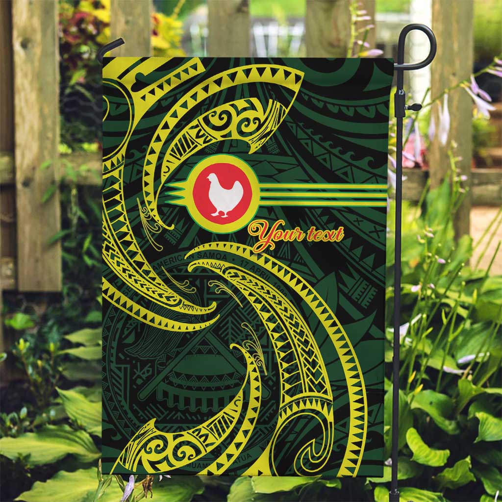 American Samoa Manua Cession Day Personalized Garden Flag Polynesian Wave Style