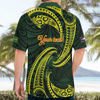 American Samoa Manua Cession Day Personalized Hawaiian Shirt Polynesian Wave Style