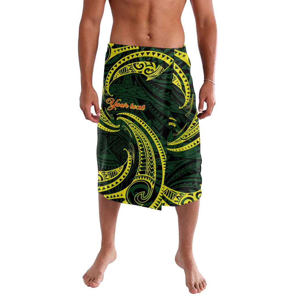 American Samoa Manua Cession Day Personalized Lavalava Polynesian Wave Style