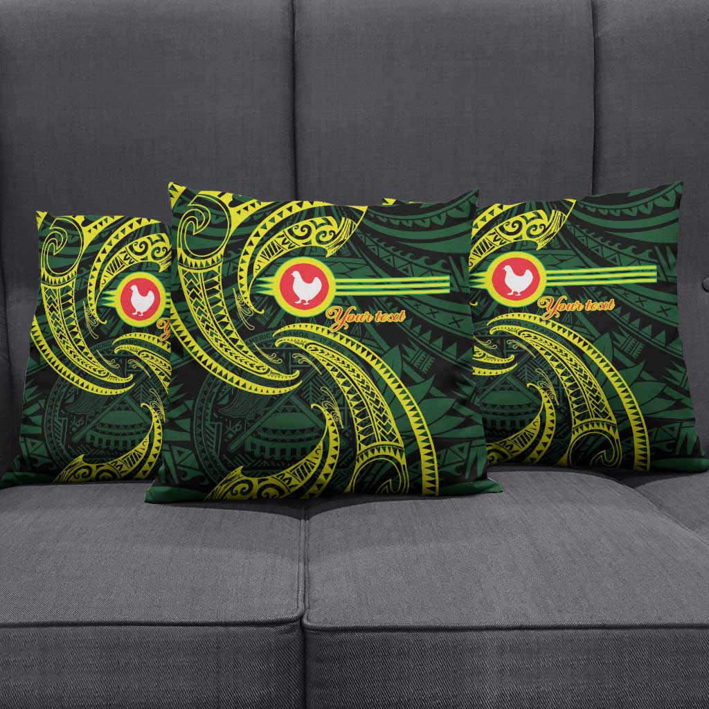 American Samoa Manua Cession Day Personalized Pillow Cover Polynesian Wave Style LT9 - Polynesian Pride