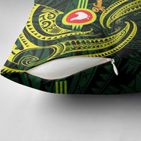 American Samoa Manua Cession Day Personalized Pillow Cover Polynesian Wave Style LT9 - Polynesian Pride
