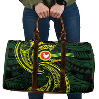 American Samoa Manua Cession Day Personalized Travel Bag Polynesian Wave Style - Polynesian Pride