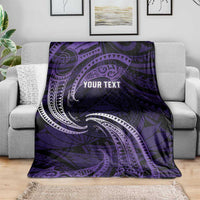 Manua Segaula American Samoa High School Personalized Blanket Polynesian Wave Style LT9 - Polynesian Pride
