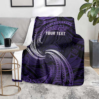 Manua Segaula American Samoa High School Personalized Blanket Polynesian Wave Style LT9 - Polynesian Pride