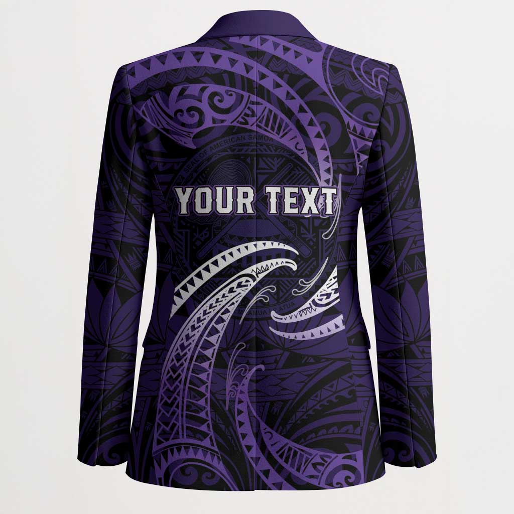 Manua Segaula American Samoa High School Personalized Blazer Polynesian Wave Style LT9 - Polynesian Pride