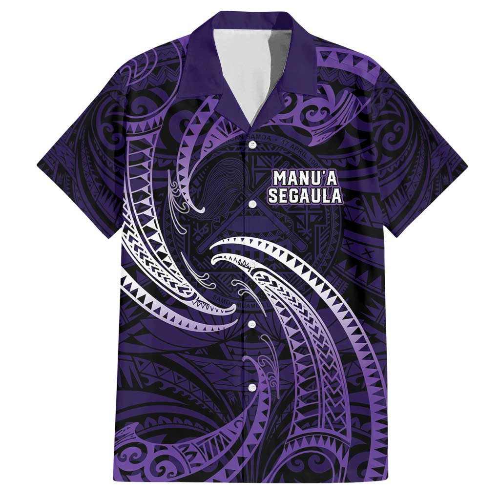 Manua Segaula American Samoa High School Personalized Family Matching Summer Maxi Dress and Hawaiian Shirt Polynesian Wave Style