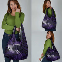 Manua Segaula American Samoa High School Personalized Grocery Bag Polynesian Wave Style LT9 - Polynesian Pride