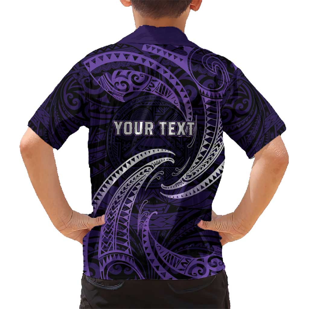 Manua Segaula American Samoa High School Personalized Hawaiian Shirt Polynesian Wave Style