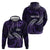 Manua Segaula American Samoa High School Personalized Hoodie Polynesian Wave Style