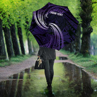 Manua Segaula American Samoa High School Personalized Umbrella Polynesian Wave Style - Polynesian Pride