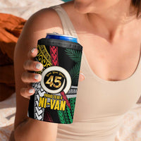 Ni-Van Vanuatu 45th Yumi Yumi Yumi 4 in 1 Can Cooler Tumbler Vanuatuan Boar Tusk Polynesian Pattern LT9 - Polynesian Pride