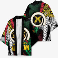 Ni-Van Vanuatu 45th Yumi Yumi Yumi Kimono Vanuatuan Boar Tusk Polynesian Pattern - Polynesian Pride