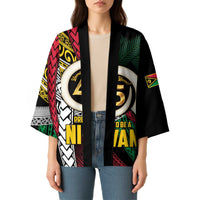 Ni-Van Vanuatu 45th Yumi Yumi Yumi Kimono Vanuatuan Boar Tusk Polynesian Pattern - Polynesian Pride