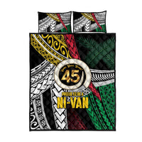 Ni-Van Vanuatu 45th Yumi Yumi Yumi Quilt Bed Set Vanuatuan Boar Tusk Polynesian Pattern
