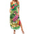 Hawaiian Flamingo Hibiscus Personalised Summer Maxi Dress Green Summer Tropical Flowers - Polynesian Pride