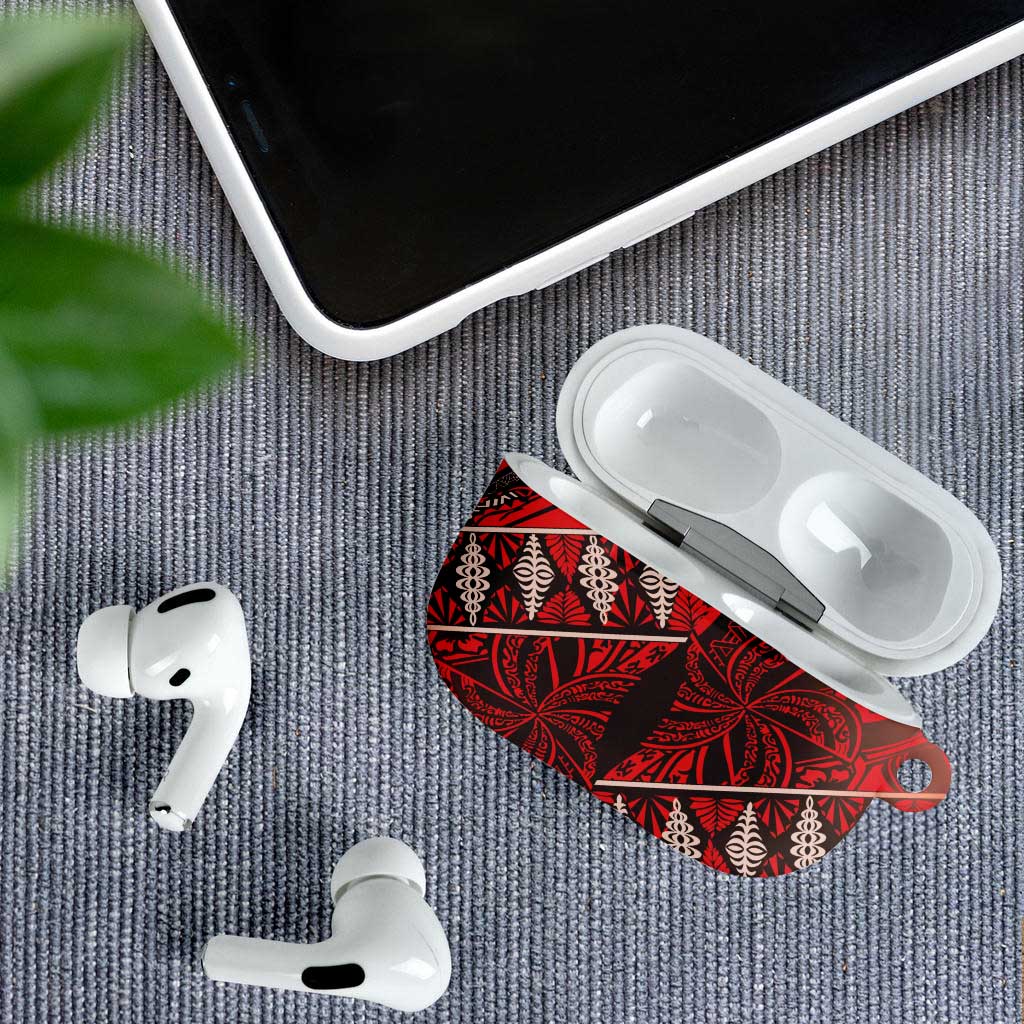 Vintage Ngatu Tribal Tonga Pattern AirPods Case - Polynesian Pride
