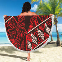Vintage Ngatu Tribal Tonga Pattern Beach Blanket - Polynesian Pride