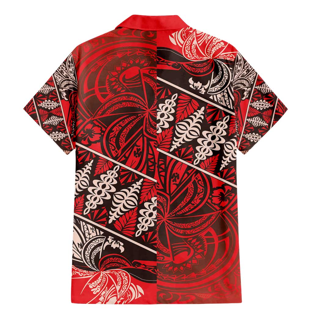 Vintage Ngatu Tribal Tonga Pattern Family Matching Mermaid Dress and Hawaiian Shirt - Polynesian Pride