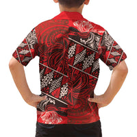 Vintage Ngatu Tribal Tonga Pattern Family Matching Puletasi and Hawaiian Shirt - Polynesian Pride