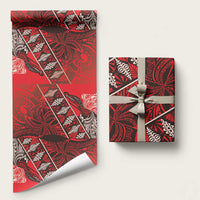 Vintage Ngatu Tribal Tonga Pattern Wrapping Paper - Polynesian Pride