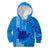 Strong Maui Kid Hoodie Good Living Hawaii with Shaka Sign Kakau Tribal Blue LT9 Hoodie Blue - Polynesian Pride