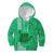 Strong Maui Kid Hoodie Good Living Hawaii with Shaka Sign Kakau Tribal Green LT9 Hoodie Green - Polynesian Pride