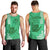 Strong Maui Men Tank Top Good Living Hawaii with Shaka Sign Kakau Tribal Green LT9 - Polynesian Pride
