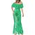 Strong Maui Mermaid Dress Good Living Hawaii with Shaka Sign Kakau Tribal Green LT9 - Polynesian Pride