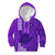 Personalised Strong Maui Kid Hoodie Good Living Hawaii with Shaka Sign Kakau Tribal Purple LT9 Hoodie Purple - Polynesian Pride