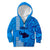 Personalised Maui Island Kid Hoodie Kakau Tribal Mixed Polynesian Pattern Blue LT9 Zip Hoodie Blue - Polynesian Pride