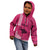 Personalised Maui Island Kid Hoodie Kakau Tribal Mixed Polynesian Pattern Pink LT9 - Polynesian Pride