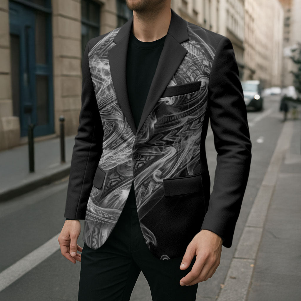 Pango Maori Tribal Hammershark Ghost Spirit Blazer