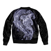 Kikorangi Maori Tribal Hammershark Ghost Spirit Bomber Jacket