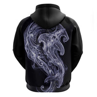 Kikorangi Maori Tribal Hammershark Ghost Spirit Hoodie