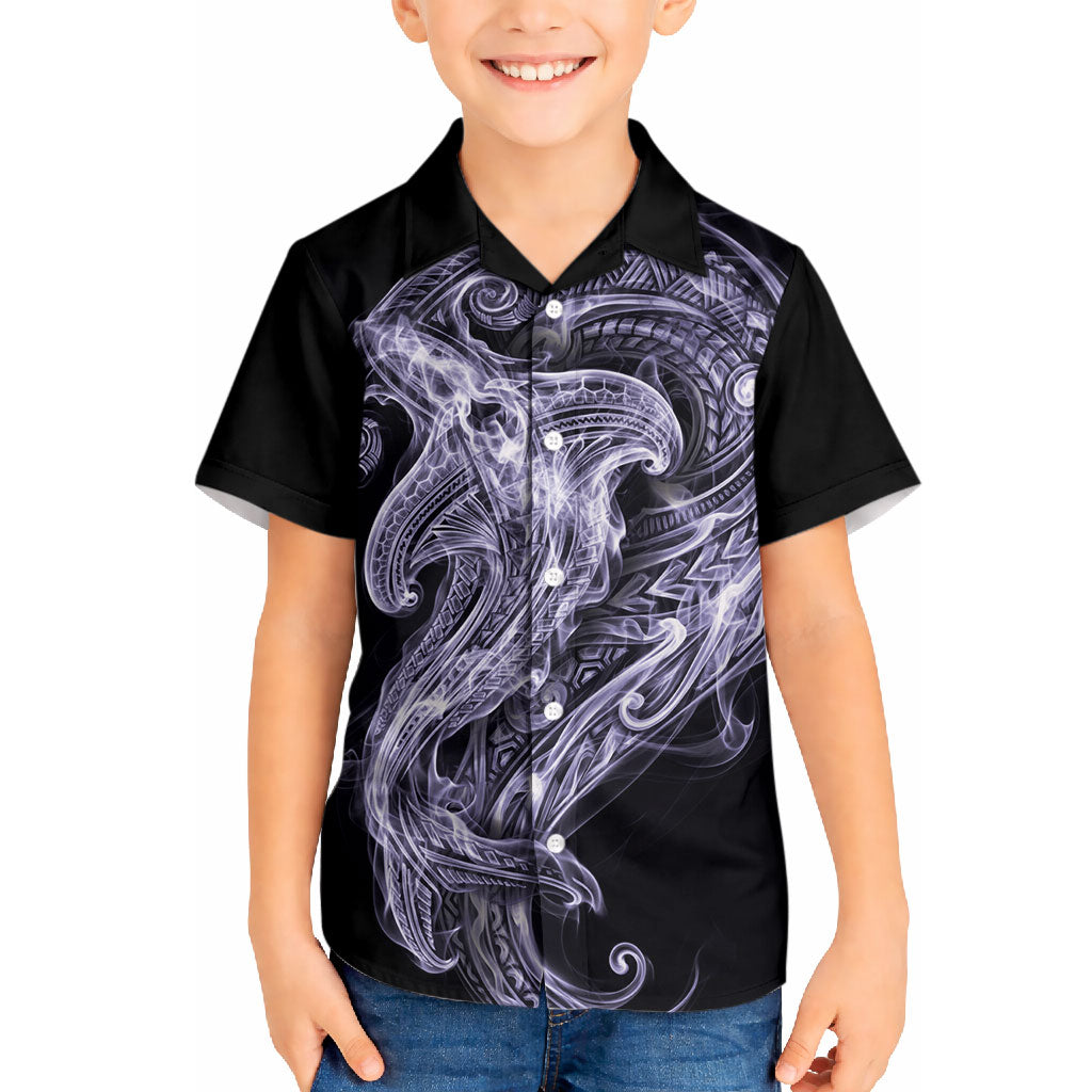 Waiporoporo Maori Tribal Hammershark Ghost Spirit Hawaiian Shirt