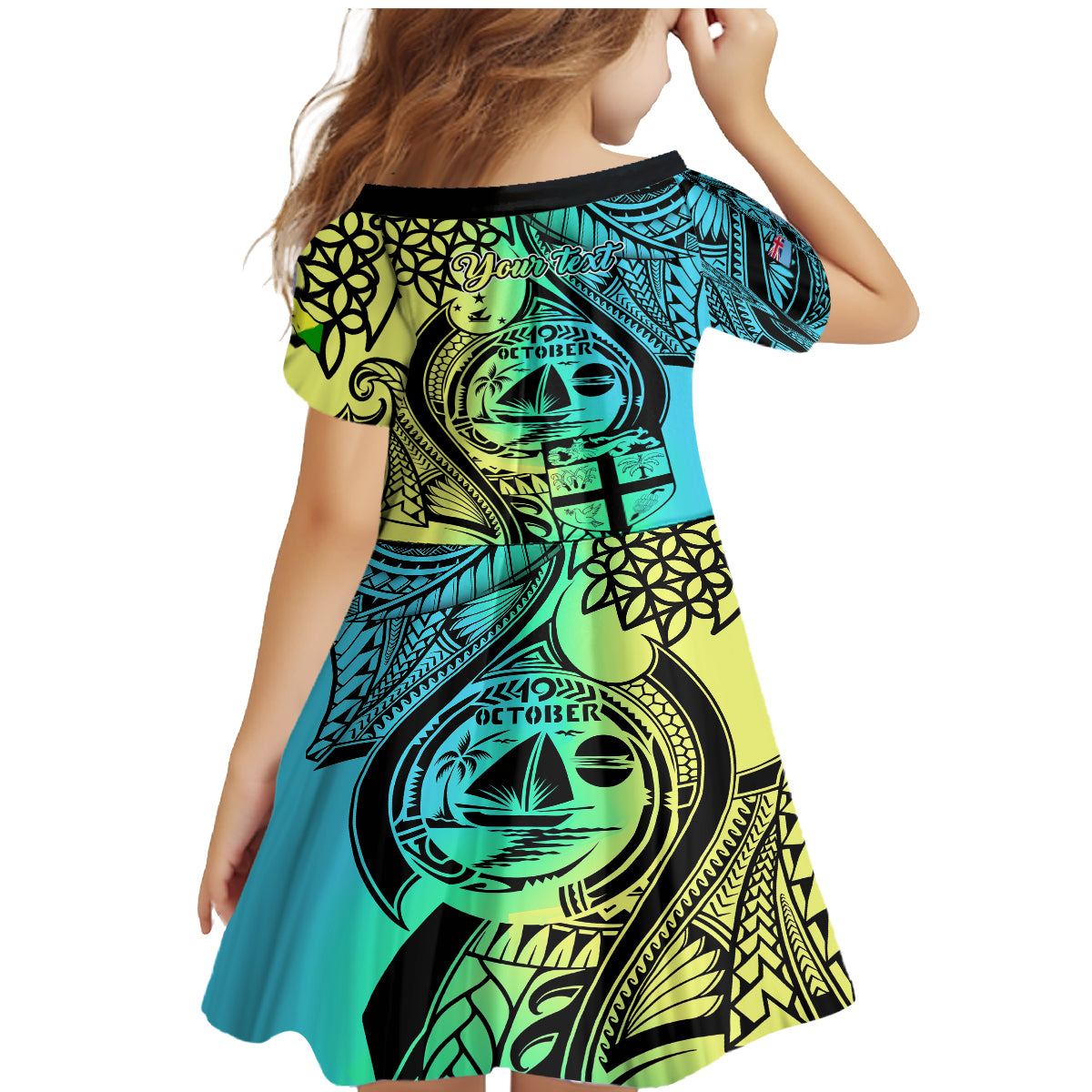 personalised-malampa-fiji-day-family-matching-mermaid-dress-and-hawaiian-shirt-vanuatu-sand-drawing-with-polynesian-pattern