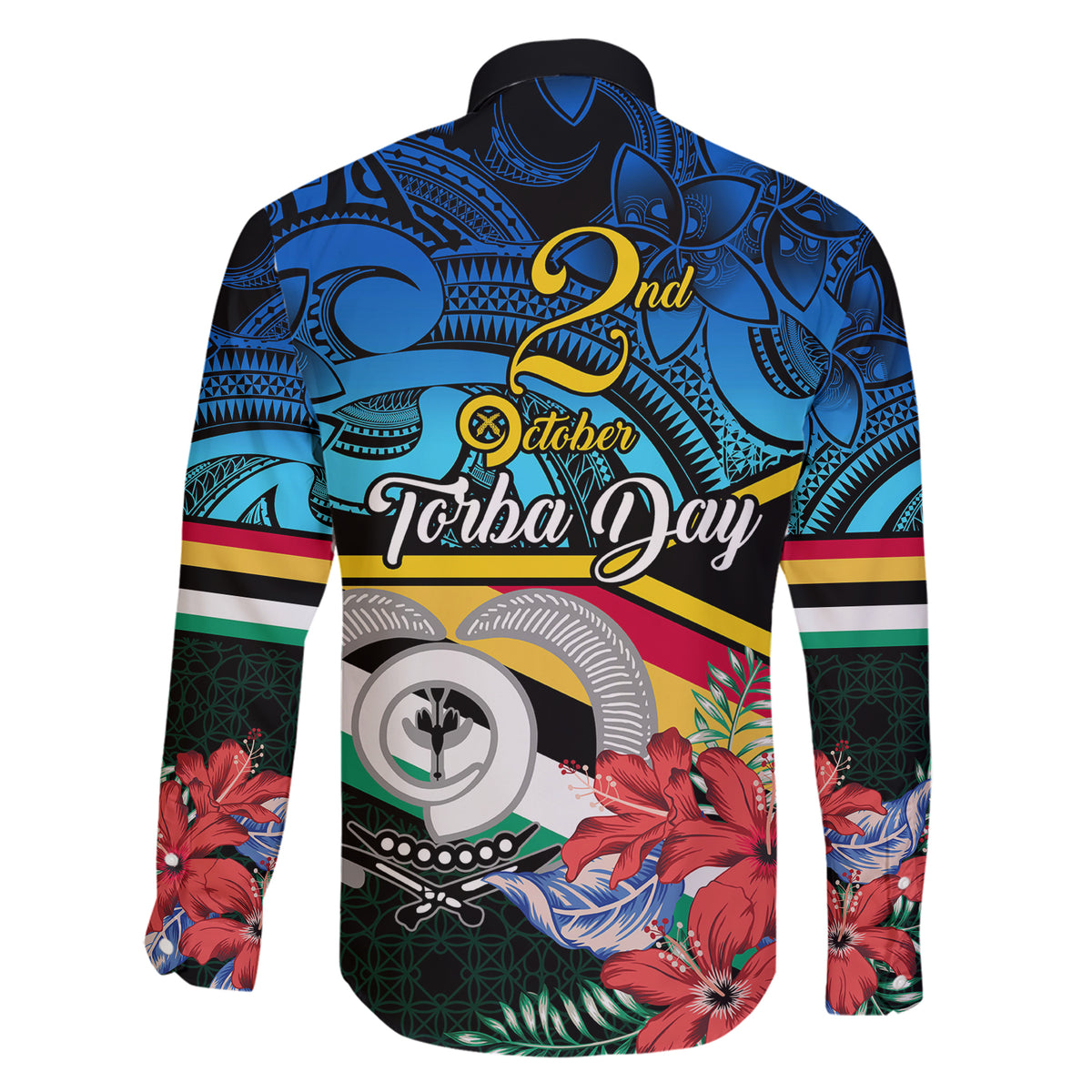 Torba Vanuatu Family Matching Short Sleeve Bodycon Dress and Hawaiian Shirt Sand Drawing With Polynesian Pattern LT9 - Polynesian Pride