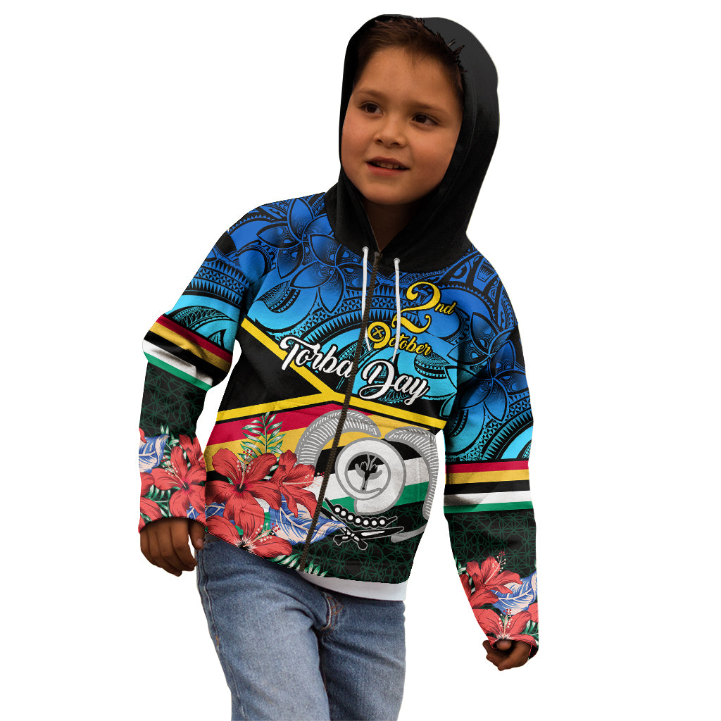 Torba Vanuatu Kid Hoodie Sand Drawing With Polynesian Pattern LT9 - Polynesian Pride